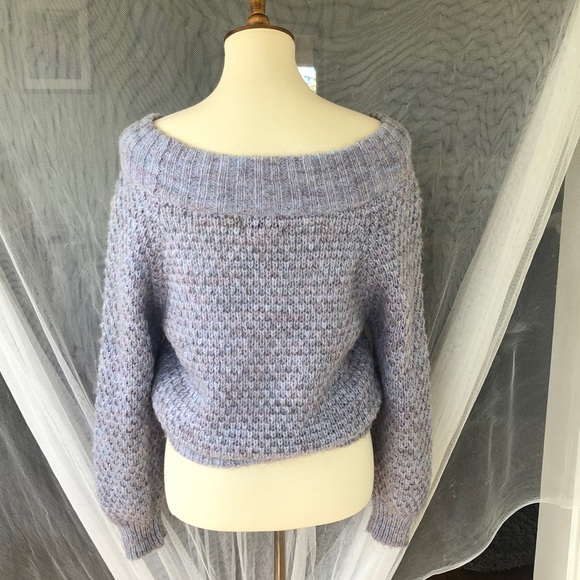 Vintage Off The Shoulder Sweater - Picture 3 of 8